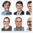Conference speakers & group caricatures button