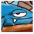 Bad Fish / Sleepwalking cartoon button
