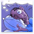 Sleepless / Megaphone cartoon button
